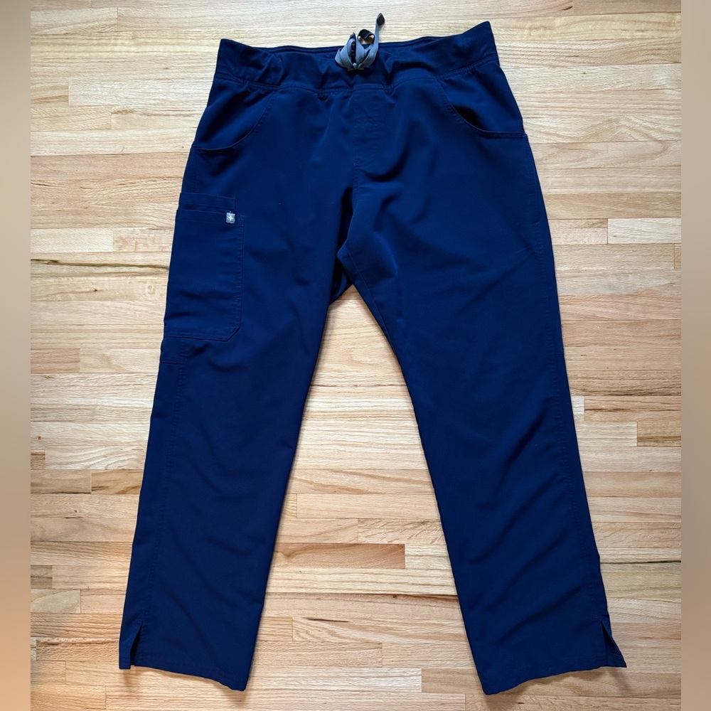 Navy Blue Figs scrub pants